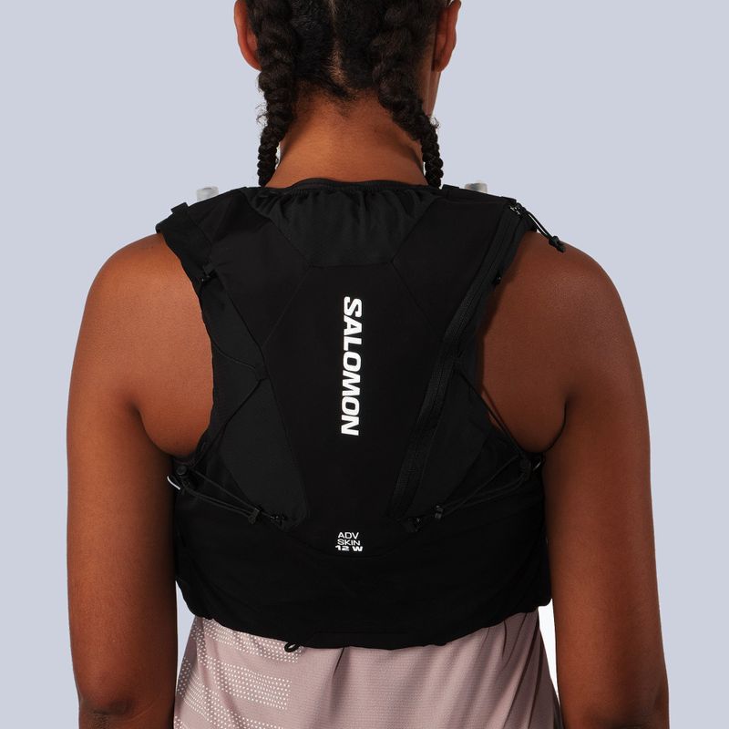 Women's running vest Salomon ADV SKIN 12 Set black/asphalt new 9