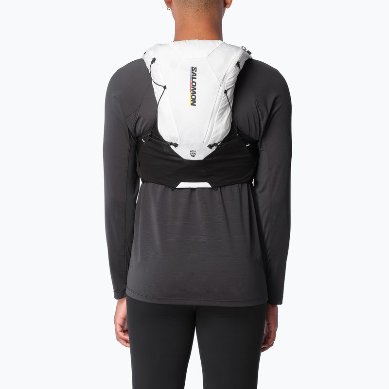 Running vest Salomon Advance Skin 12 Race Flag' black/white 5