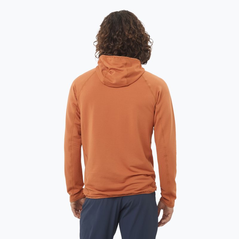Men's Salomon Sntial Lightwarm Hybrid sierra trekking sweatshirt 2