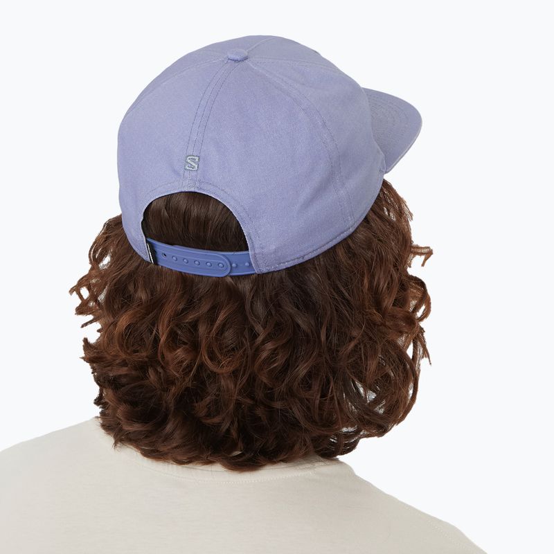 Baseball cap Salomon Flat blue granite 3