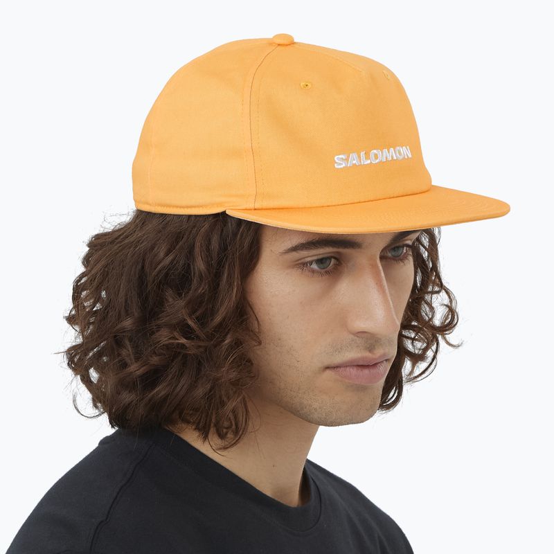 Salomon Flat apricot baseball cap 2