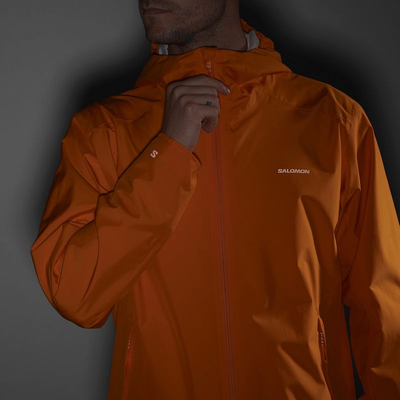 Men's Salomon Outscape 2L turmeric wind jacket 9