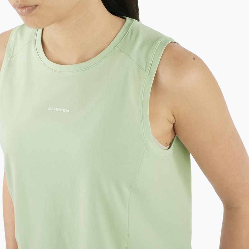 Salomon Trackline Tank women's t-shirt sea foam 3