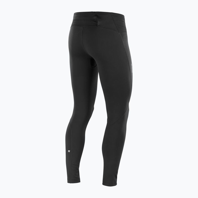 Men's running leggings Salomon SHKout Core deep black 7