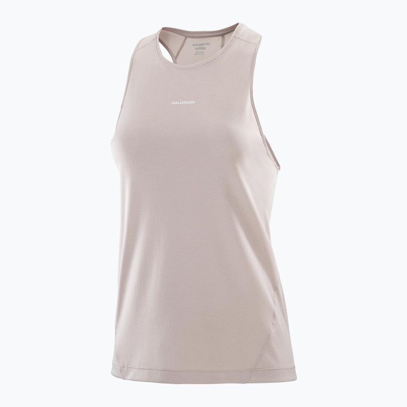 Women's running tank top Salomon Shakeout Core Tank etherea 4