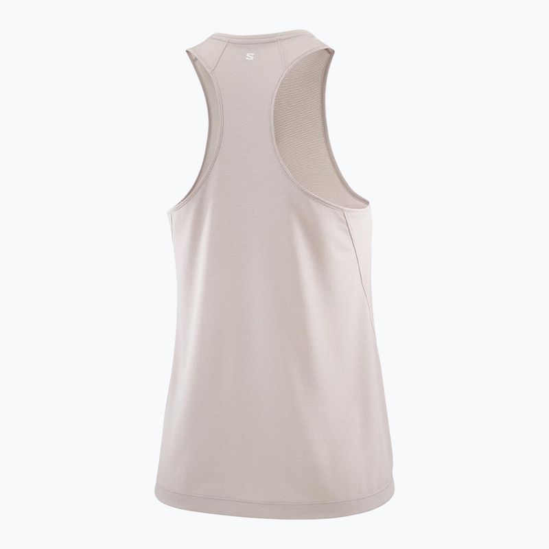 Women's running tank top Salomon Shakeout Core Tank etherea 5