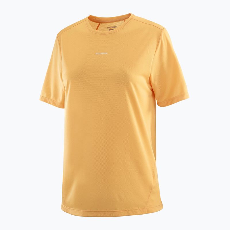 Women's running T-shirt Salomon SHKout Core apricot 4