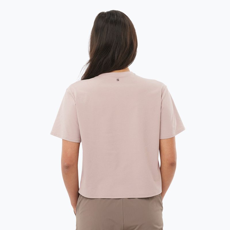 Women's Salomon Trackline Tee SS t-shirt etherea 2
