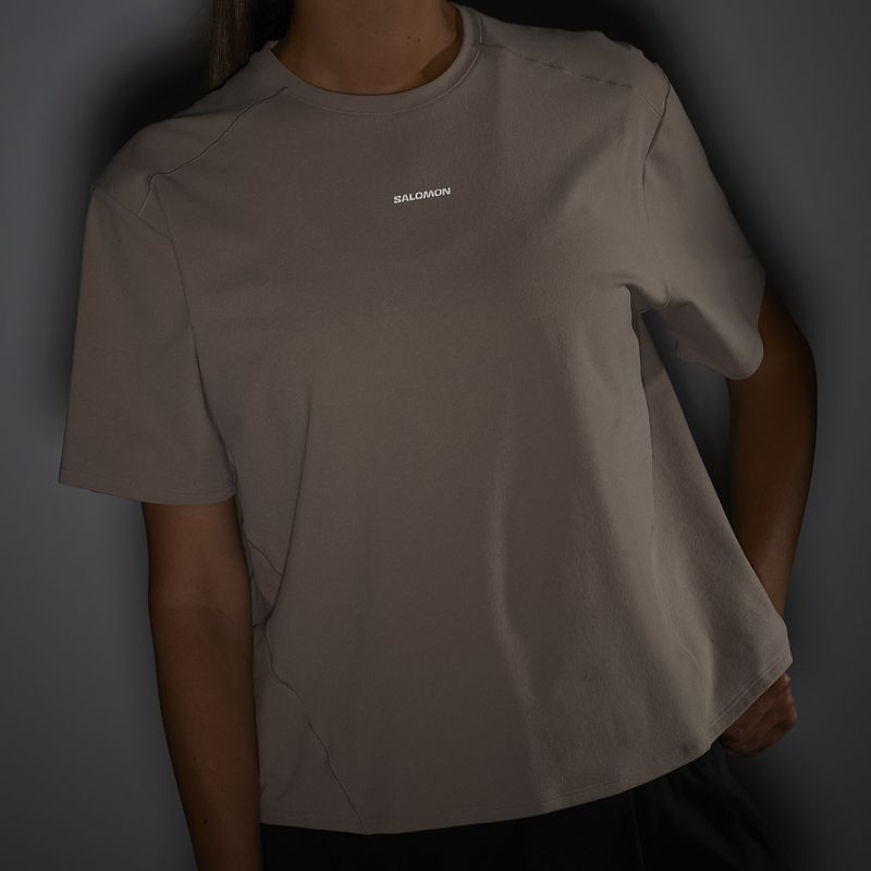 Women's Salomon Trackline Tee SS t-shirt etherea 5
