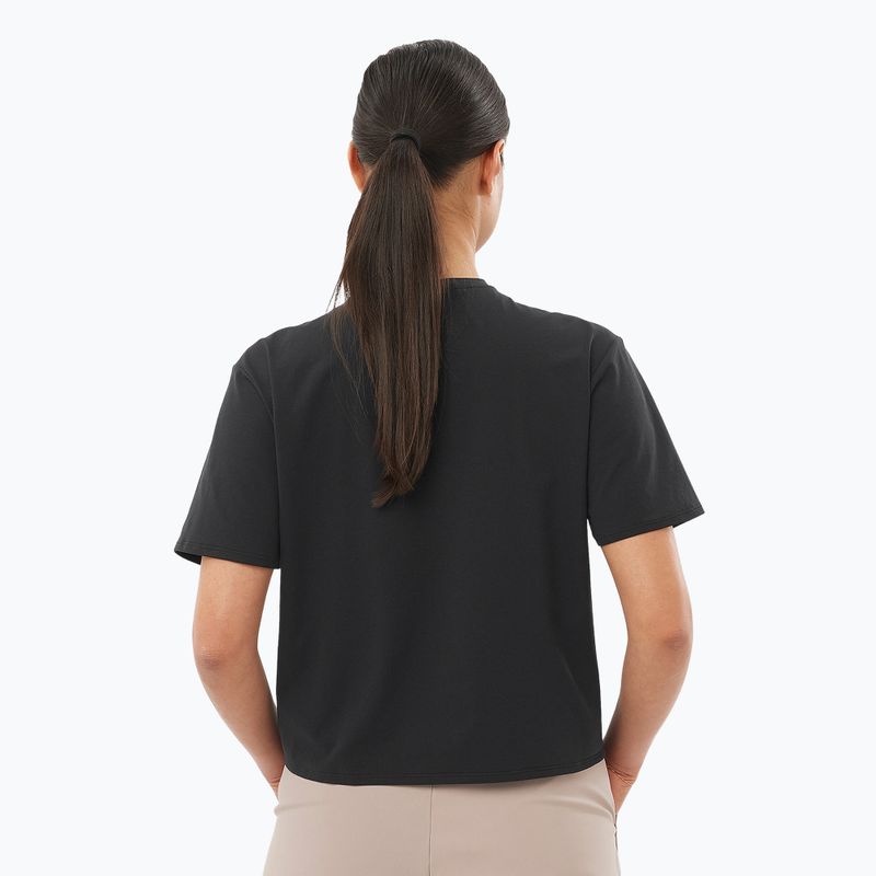 Women's Salomon Trackline Tee SS deep black 2