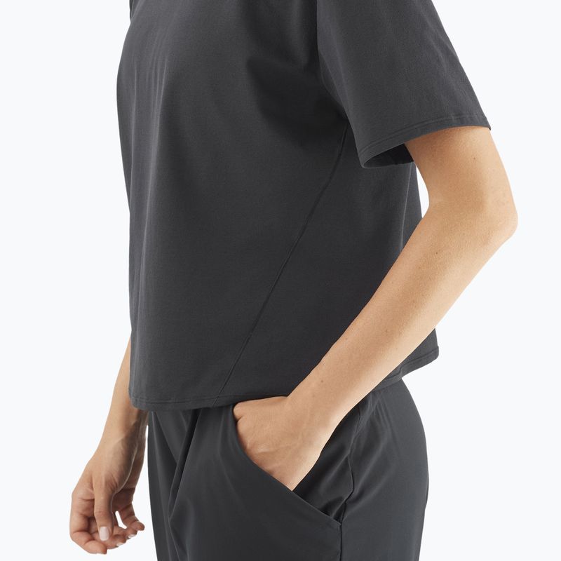 Women's Salomon Trackline Tee SS deep black 3