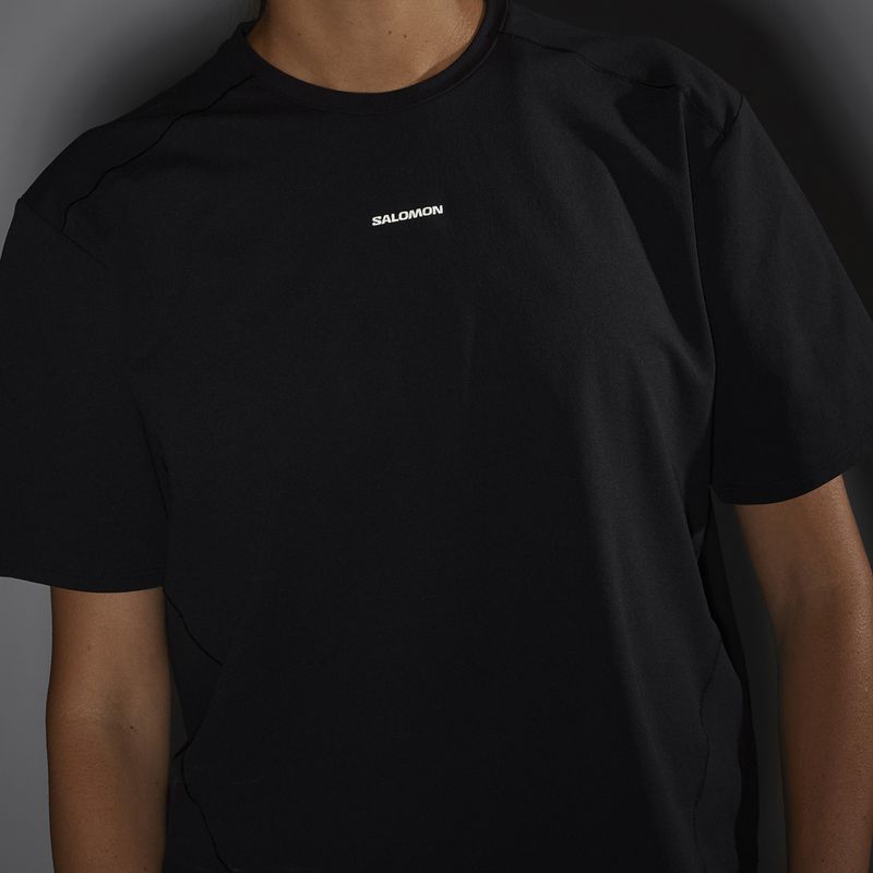 Women's Salomon Trackline Tee SS deep black 5
