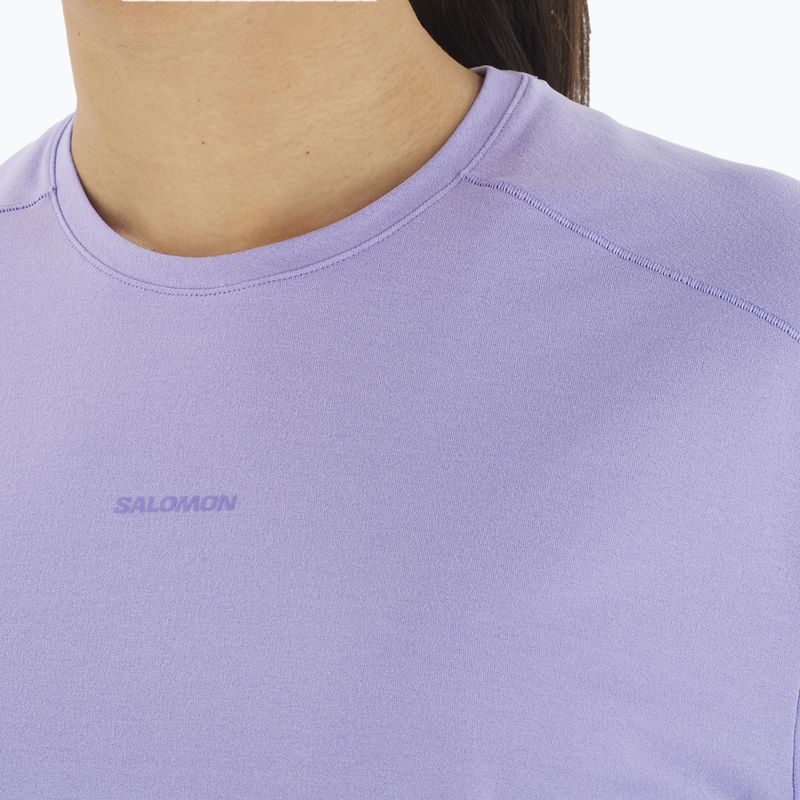 Women's Salomon Trackline T-shirt SS violet tulip 3