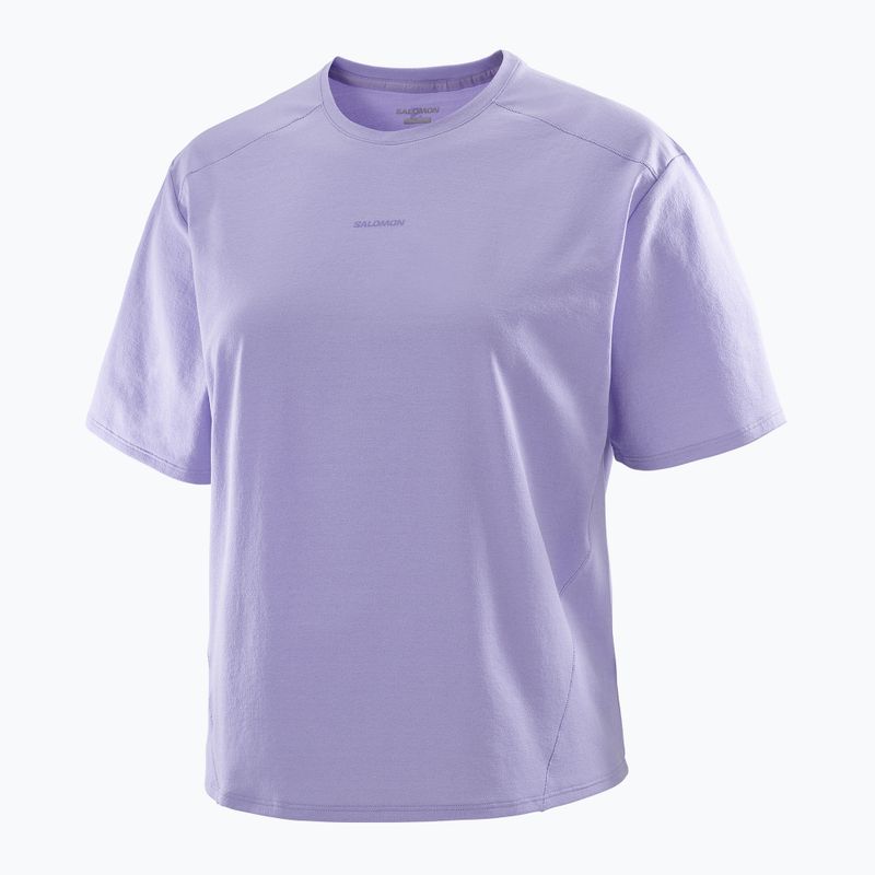 Women's Salomon Trackline T-shirt SS violet tulip 6