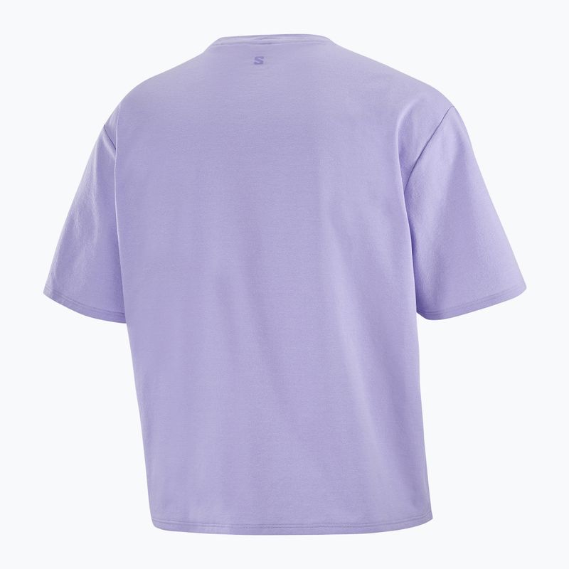 Women's Salomon Trackline T-shirt SS violet tulip 7