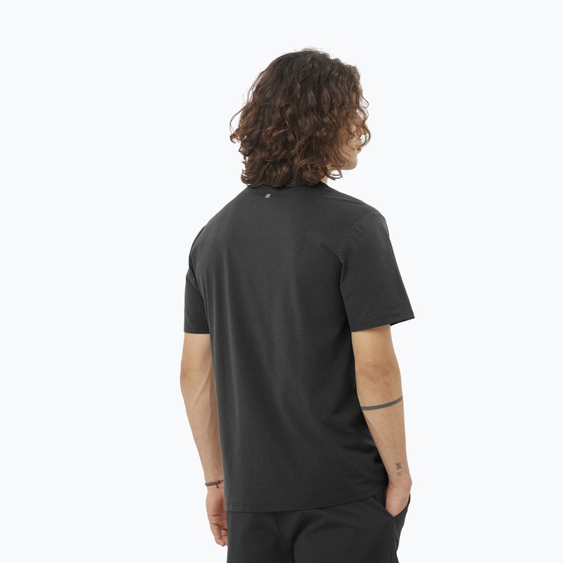 Men's T-shirt Salomon Trackline deep black 2