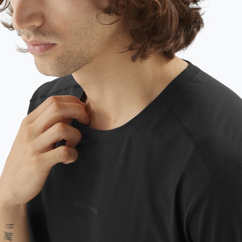 Men's T-shirt Salomon Trackline deep black 4