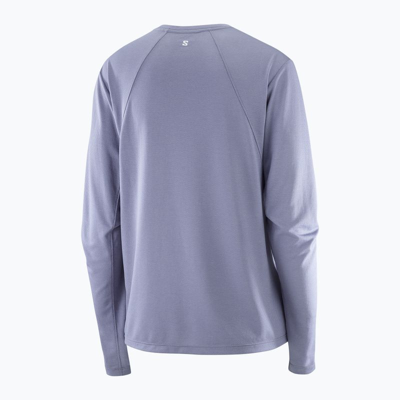 Women's running longsleeve Salomon SHAKEout Core blue granite 5