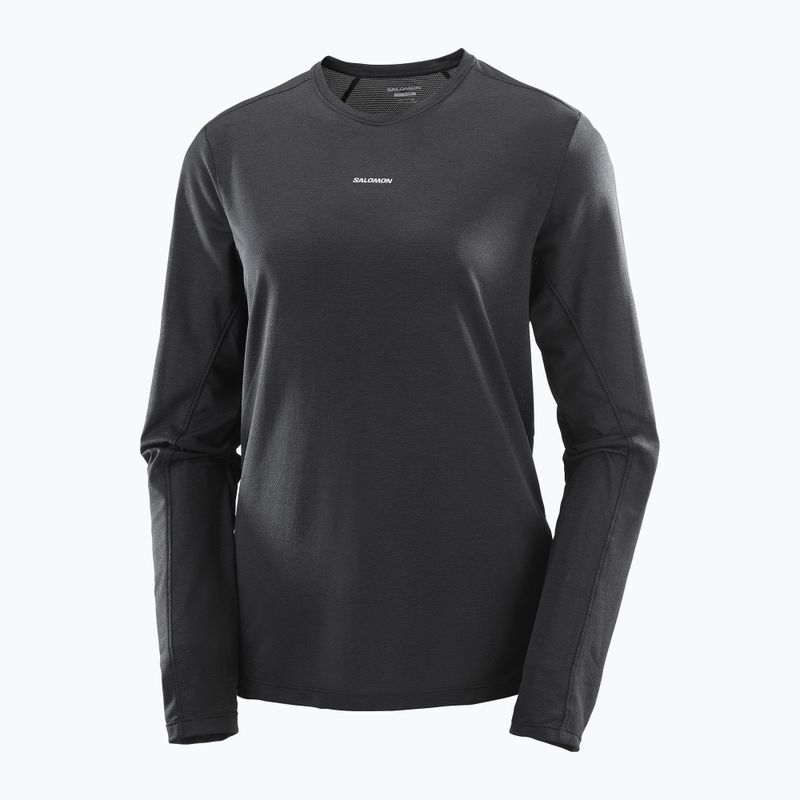 Women's running longsleeve Salomon SHAKEout Core deep black 4