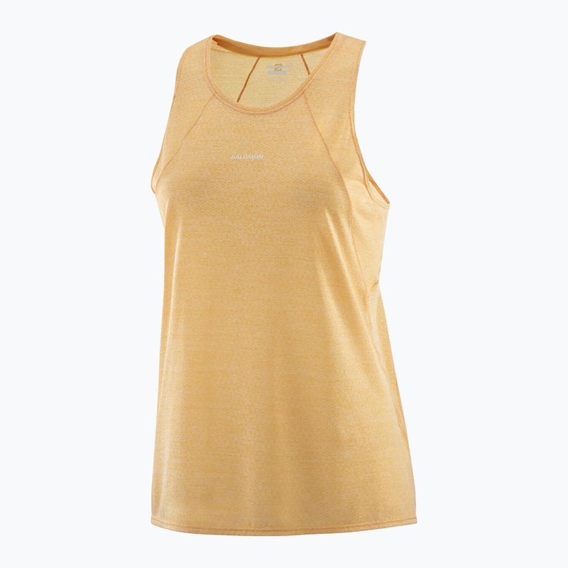 Women's running tank top Salomon SHAKEout Air Tank warm apricot 4