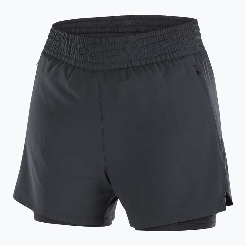 Salomon SHAKEout Core 2IN1 4" women's running shorts deep black 6