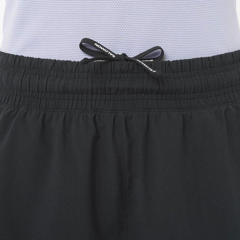 Women's running shorts Salomon SHAKEout Easy 4" deep black 3