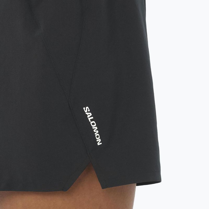 Women's running shorts Salomon SHAKEout Easy 4" deep black 5