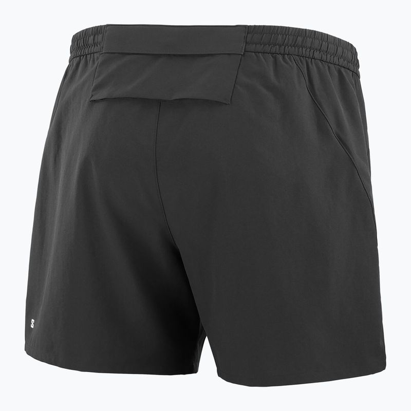 Men's running shorts Salomon Shakeout Easy 5" deep black 7