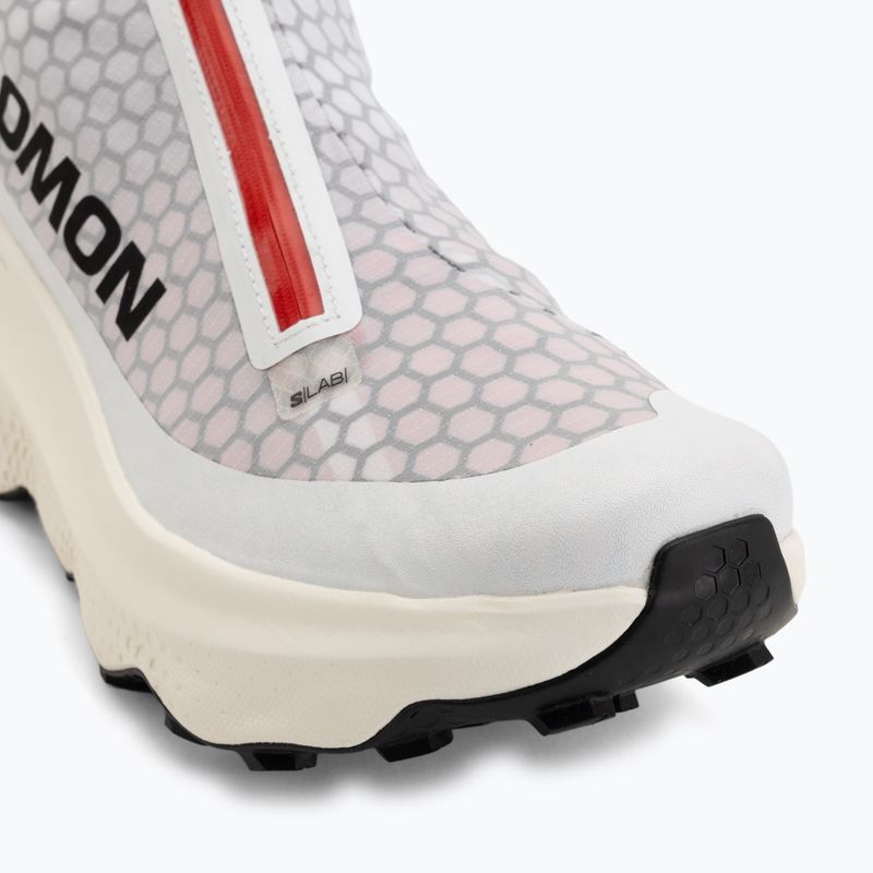 Men's running shoes Salomon S/Lab Ultra Dust white/fiery red/vanilla ice 7