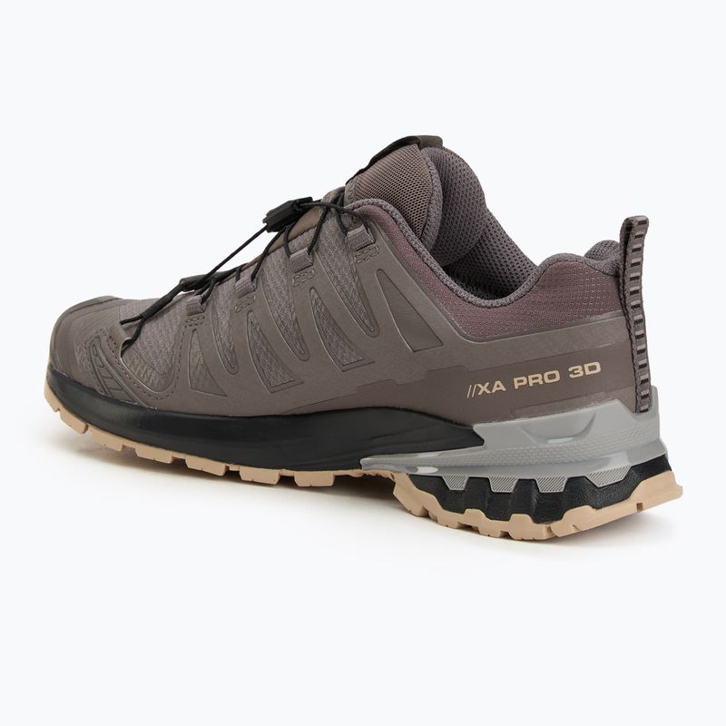 Salomon XA Pro 3D V9 GTX women's running shoes plum kitten/black/gul 3
