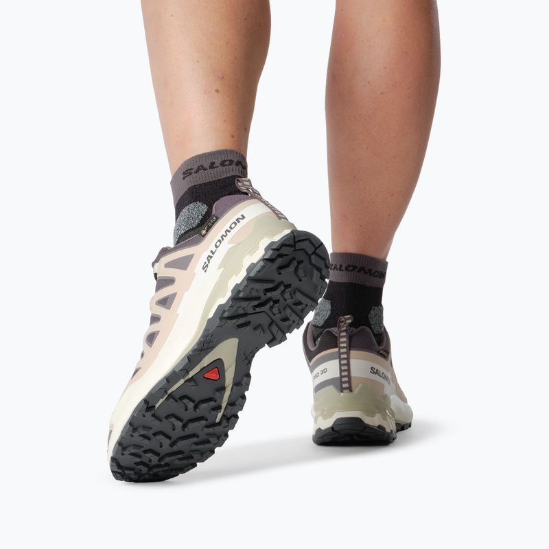 Women's running shoes Salomon XA Pro 3D V9 GTX nine iron/oxford tan 7