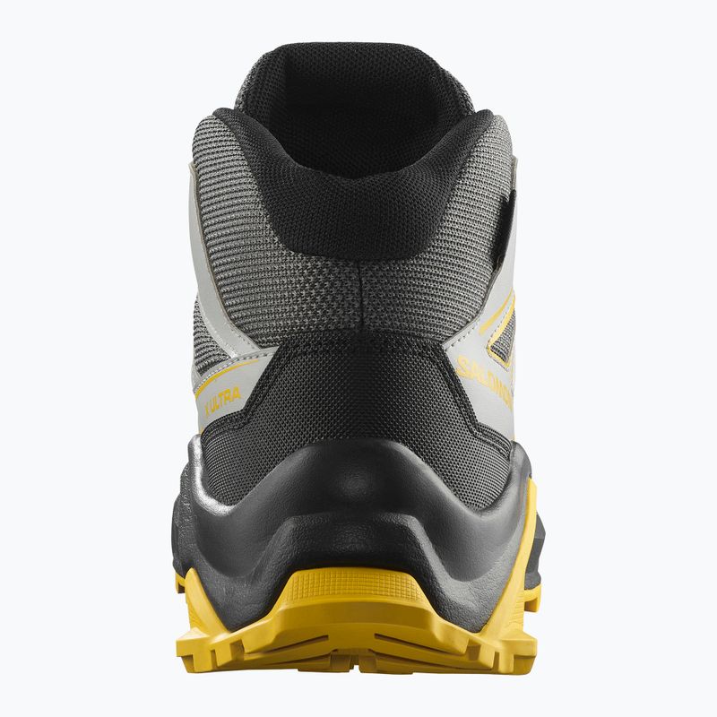 Children's trekking boots Salomon X Ultra Mid GTX castlerock/black/spicy/mustard 10