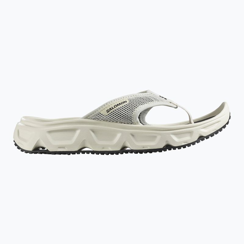 Salomon Reelax Break 6.0 vanila/vanila/black women's flip flops 8