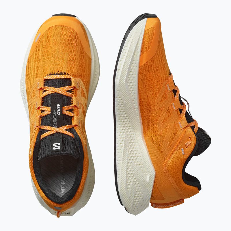 Men's running shoes Salomon Aero Glide 3 turmeric/white/black 10