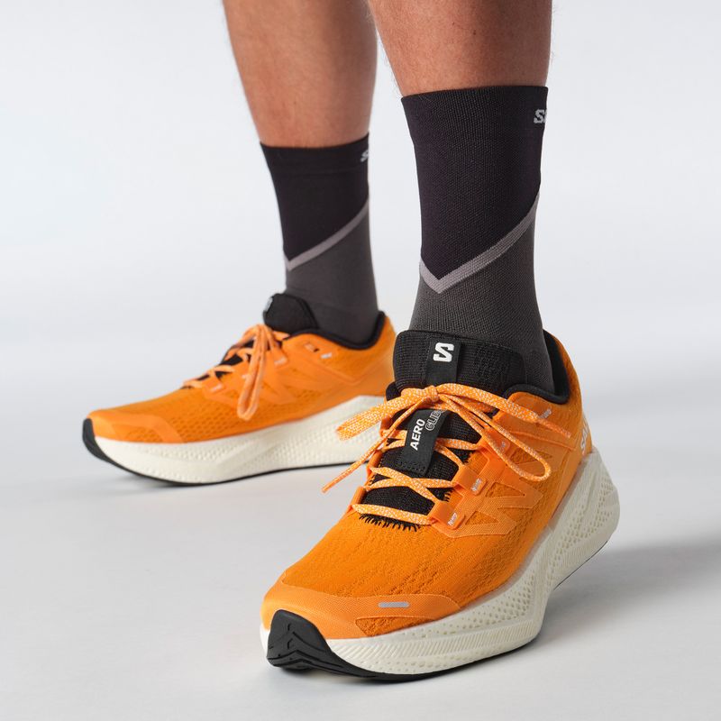 Men's running shoes Salomon Aero Glide 3 turmeric/white/black 12