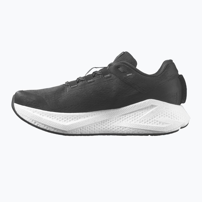 Men's running shoes Salomon Aero Glide 3 black/white/asphalt 9