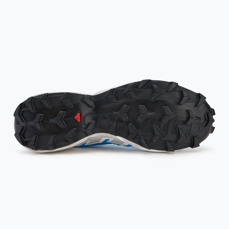 Men's running shoes Salomon Speedcross 6 French blue/lunar rock/white 4