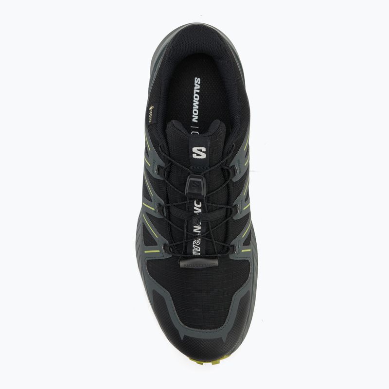 Men's running shoes Salomon Speedcross Peak GTX black/urban chic/dark citron 5