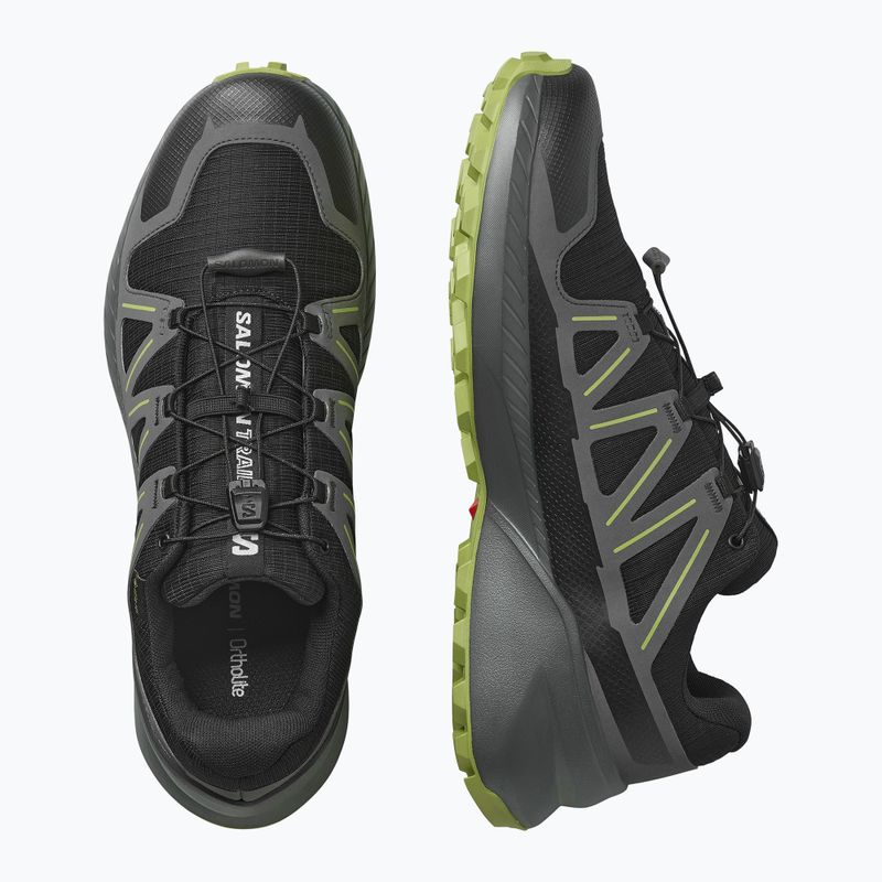 Men's running shoes Salomon Speedcross Peak GTX black/urban chic/dark citron 8