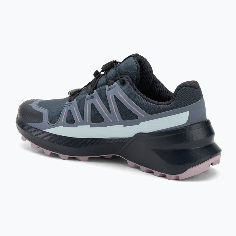 Women's running shoes Salomon Speedcross Peak GTX blue nights / grisaille / nirvana 3