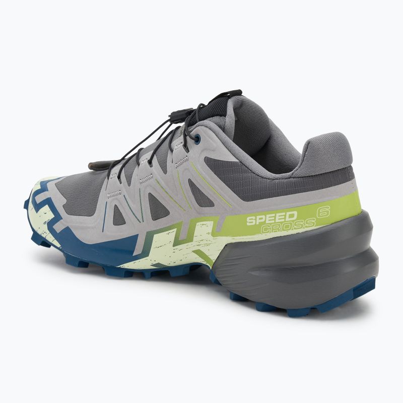 Men's running shoes Salomon Speedcross 6 castlerock/lime cream/poseidon 3