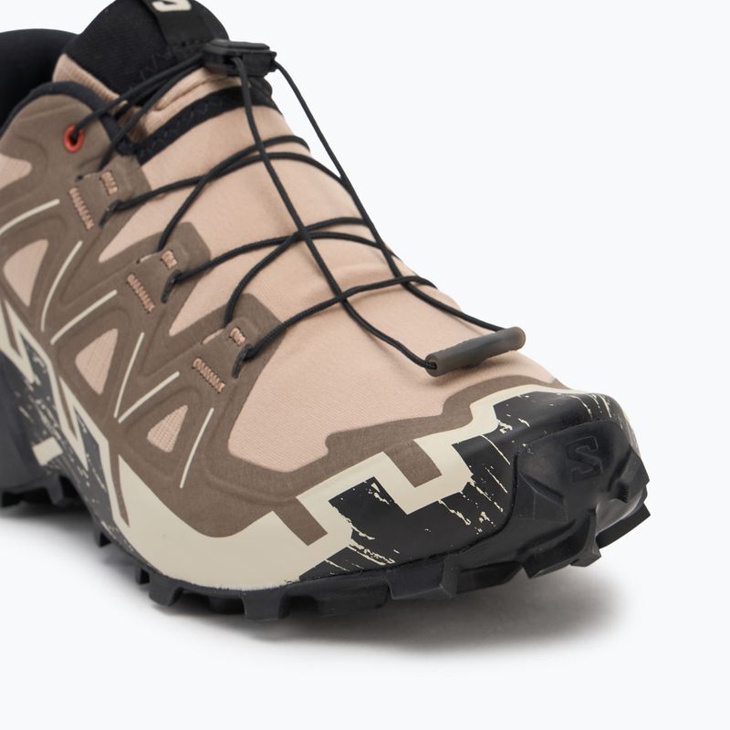 Men's running shoes Salomon Speedcross 6 natural/black/almond milk 7