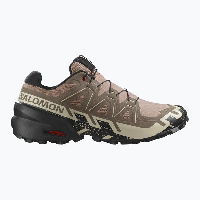 Men's running shoes Salomon Speedcross 6 natural/black/almond milk 2