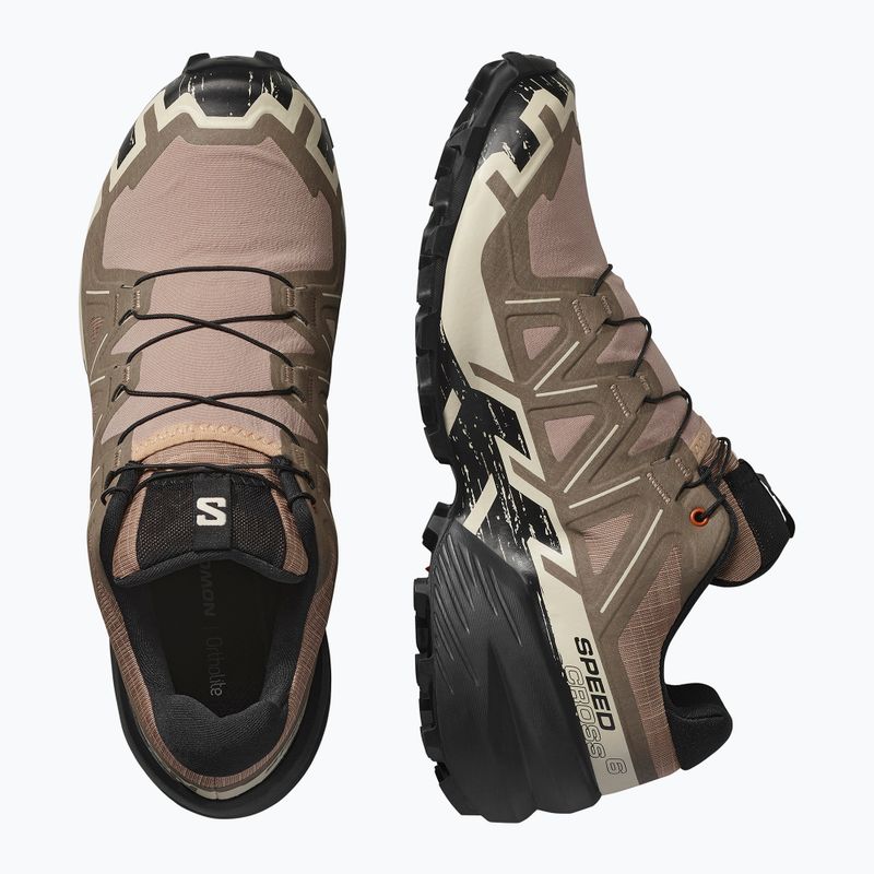 Men's running shoes Salomon Speedcross 6 natural/black/almond milk 6