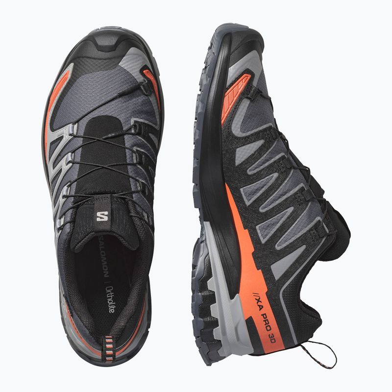 Men's running shoes Salomon XA PRO 3D V9 GTX turbulence/black/burnt ochre 5