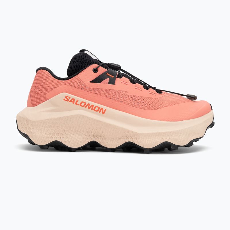 Women's running shoes Salomon Ultra Glide 3 fusion coral/tender peach/black 2