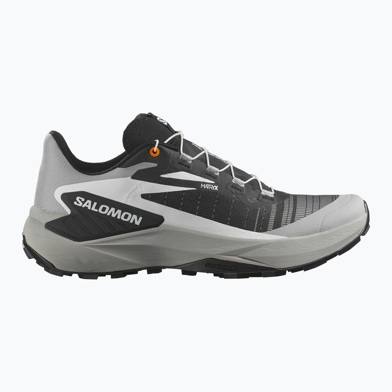 Men's running shoes Salomon Genesis black/alloy/turmeric 9