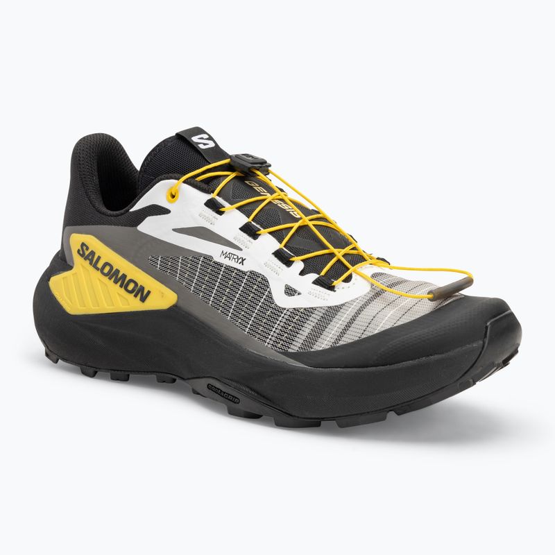 Men's running shoes Salomon Genesis black/white/lemon