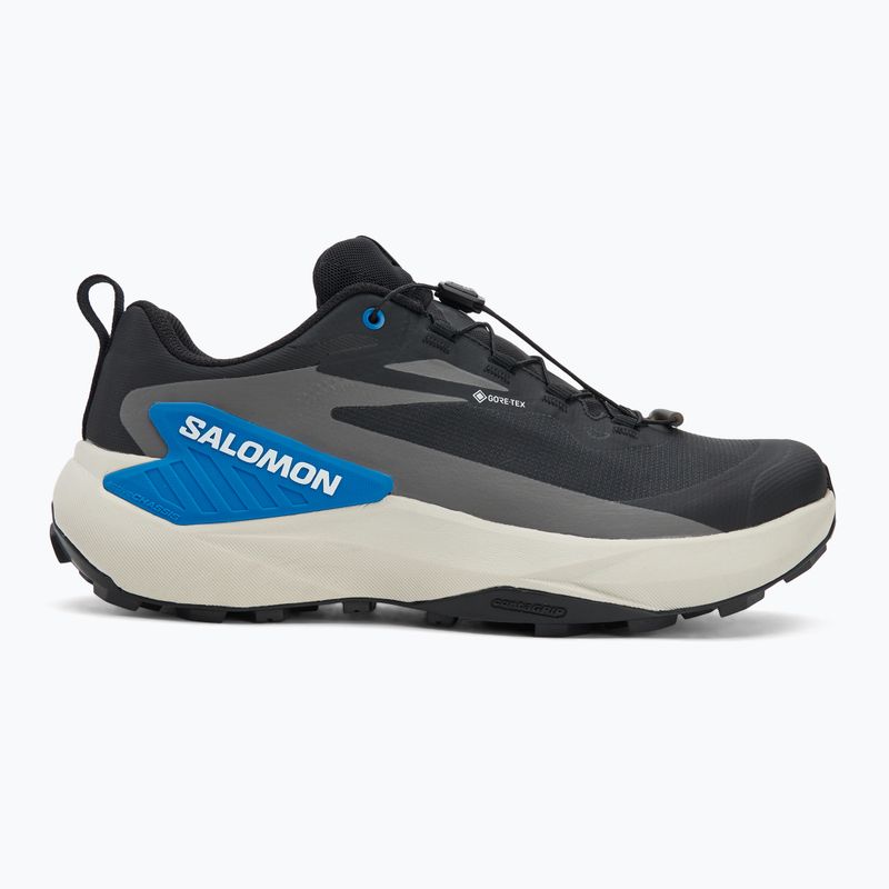 Men's running shoes Salomon Genesis GTX black/lunar rock/french blue 2