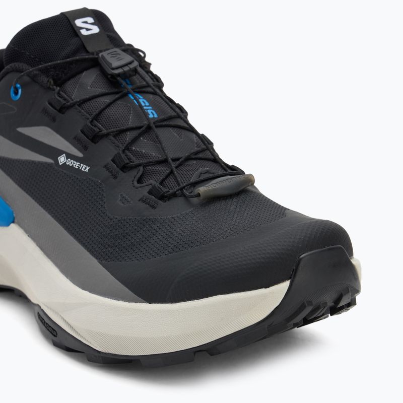 Men's running shoes Salomon Genesis GTX black/lunar rock/french blue 7